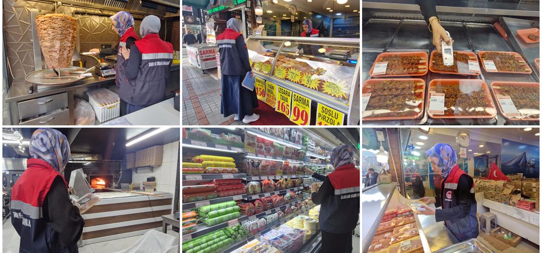 SATIŞ VE TOPLU TÜKETİM YERLERİNDE HAYVANSAL GIDALARIN RESMİ KONTROLÜ DEVAM EDİYOR 