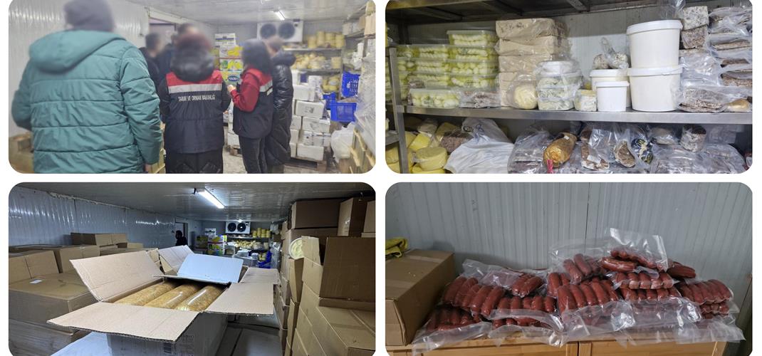 İNTERNET ÜZERİNDEN MEVZUATA AYKIRI GIDA SATIŞI YAPTIĞI TESPİT EDİLEN DEPODA DENETİM