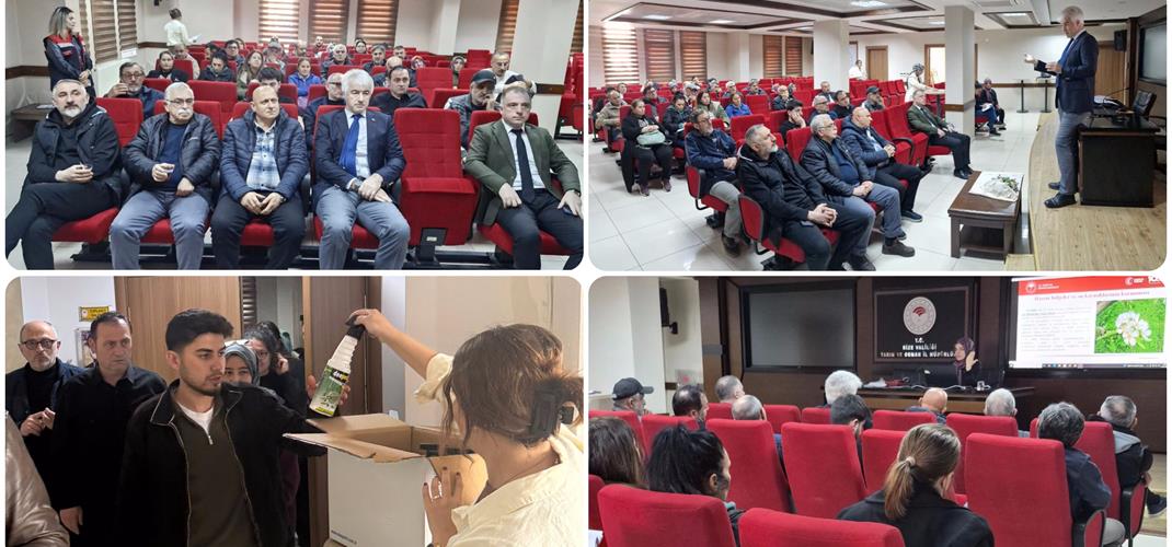 BİTKİ KORUMA ÜRÜNLERİ UYGULAMA EĞİTİMİ GERÇEKLEŞTİRİLDİ